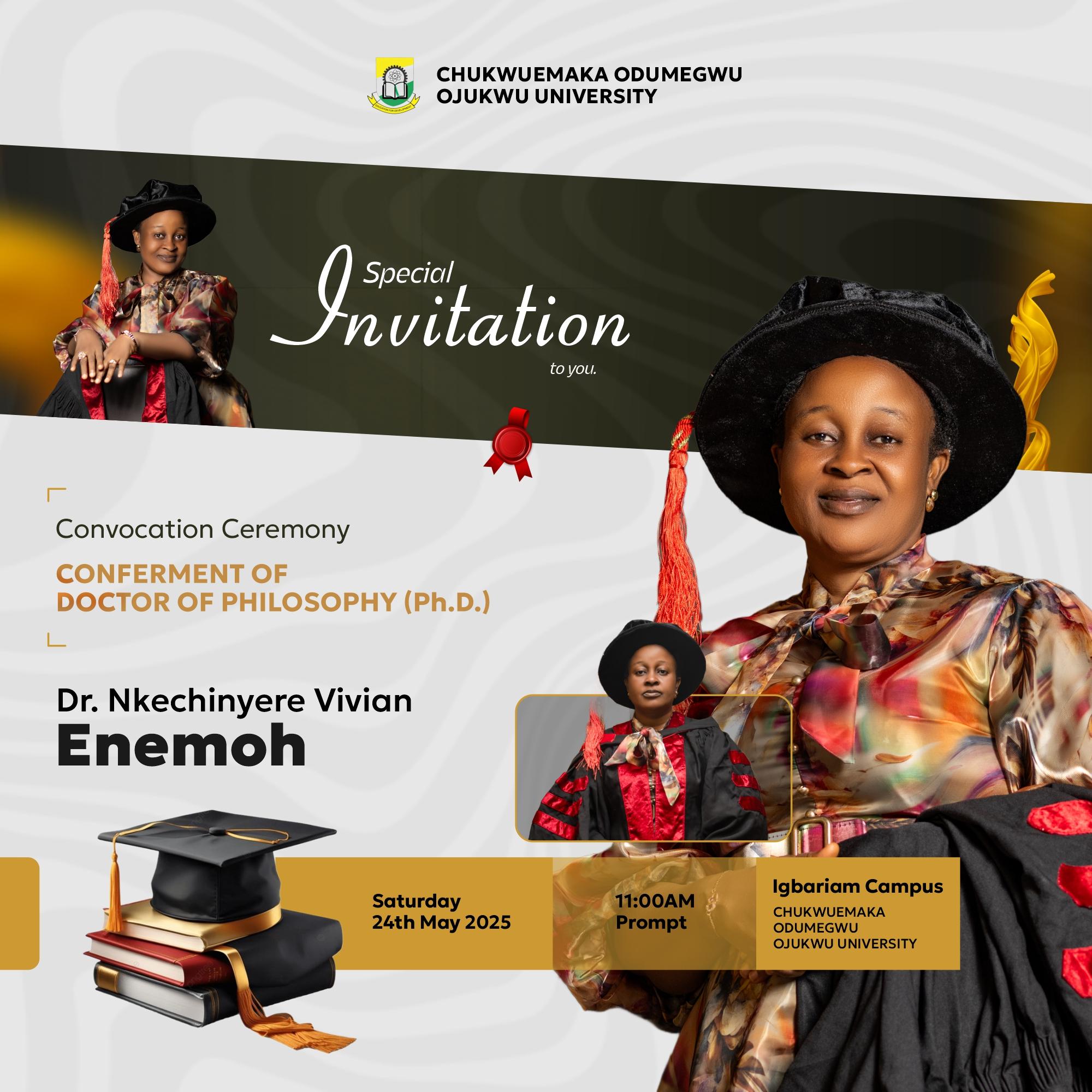 Convocation Invitation