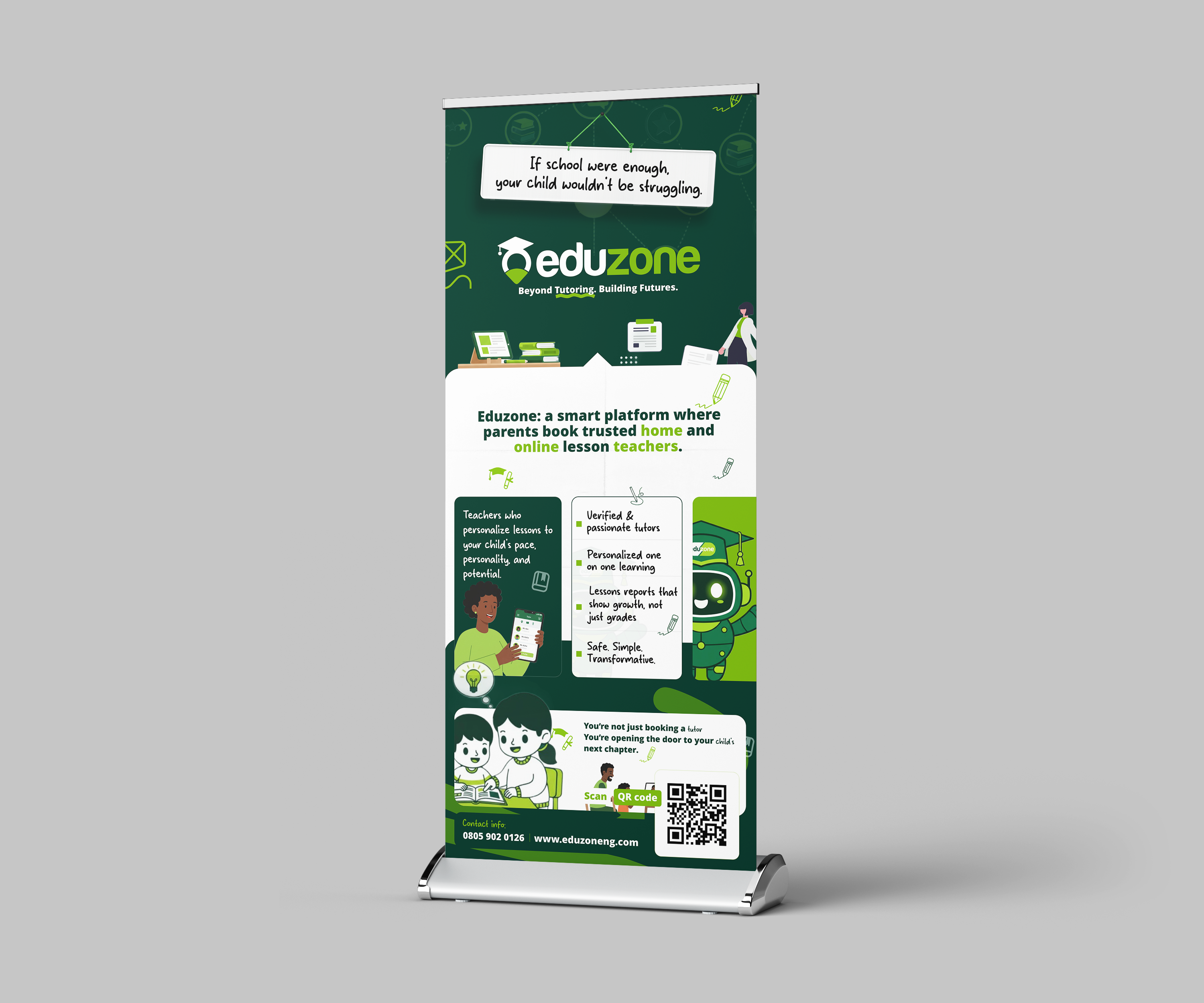 Eduzone Rollup Banner