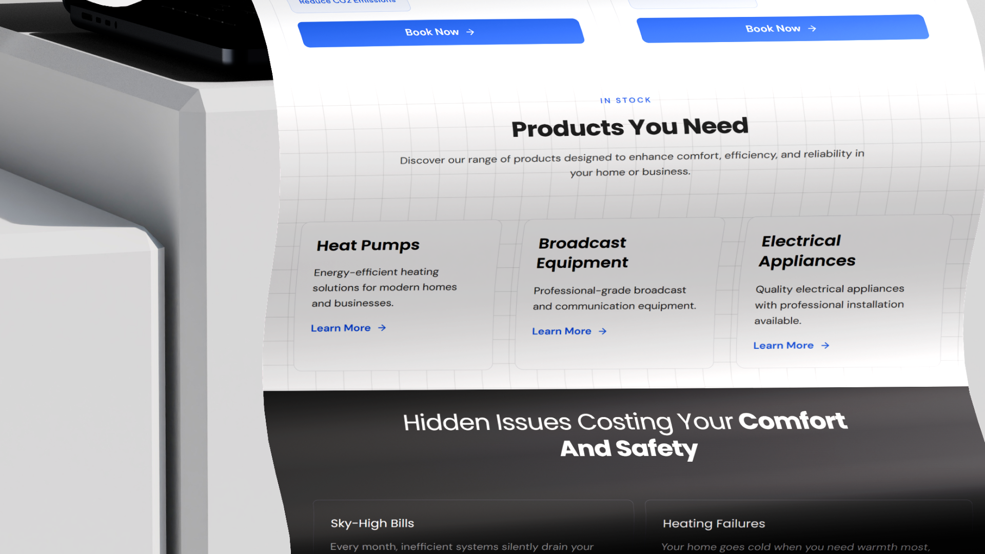 Pace Evolutions Website Design