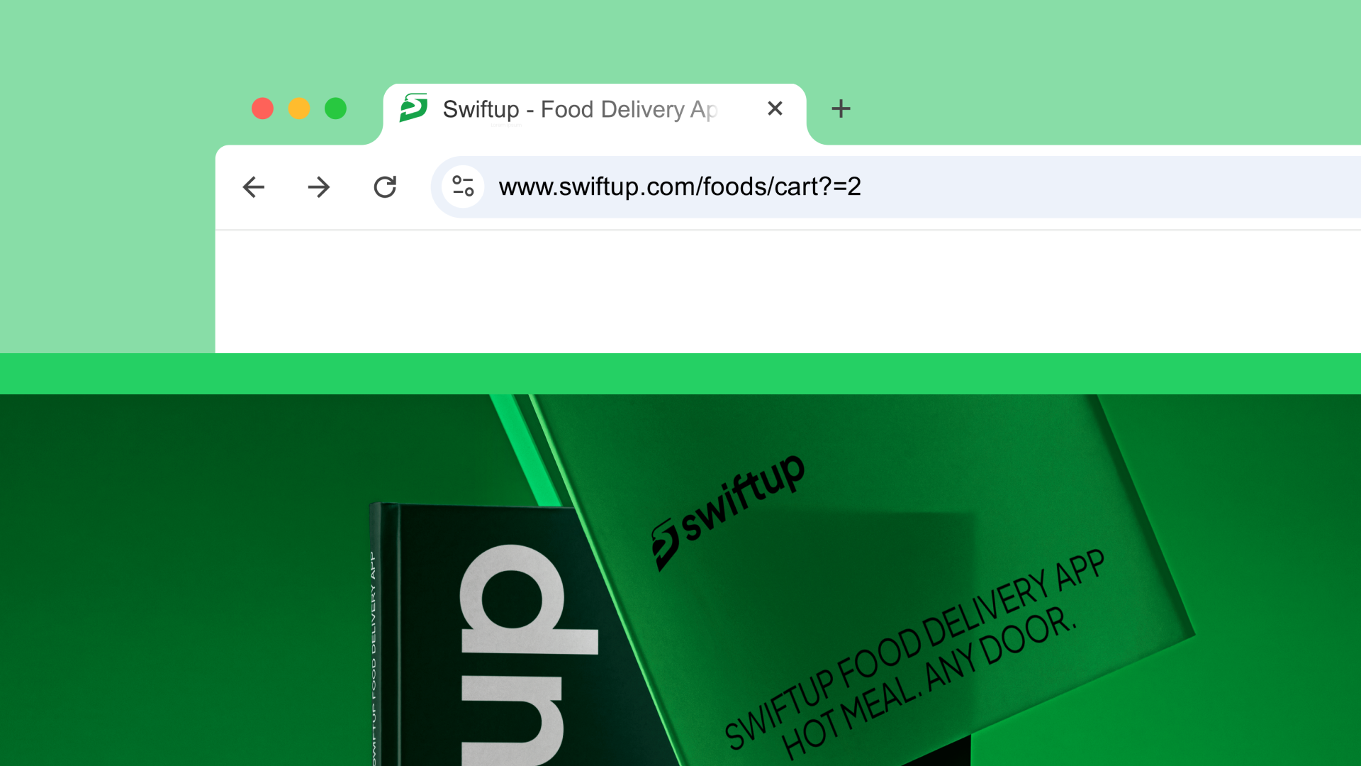 Swiftup logo presentation